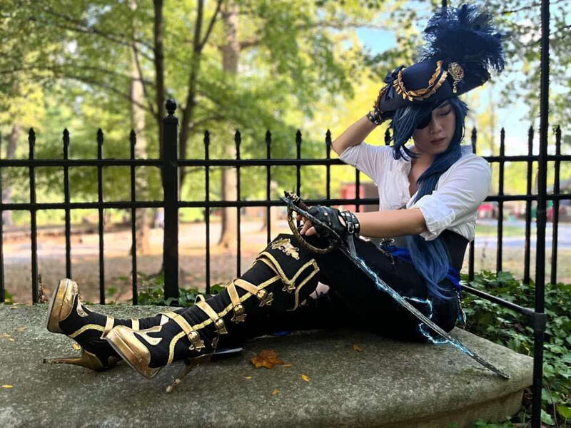 pirate!Kaeya by @cosplay_kay pirate!Kaeya by @cosplay_kay